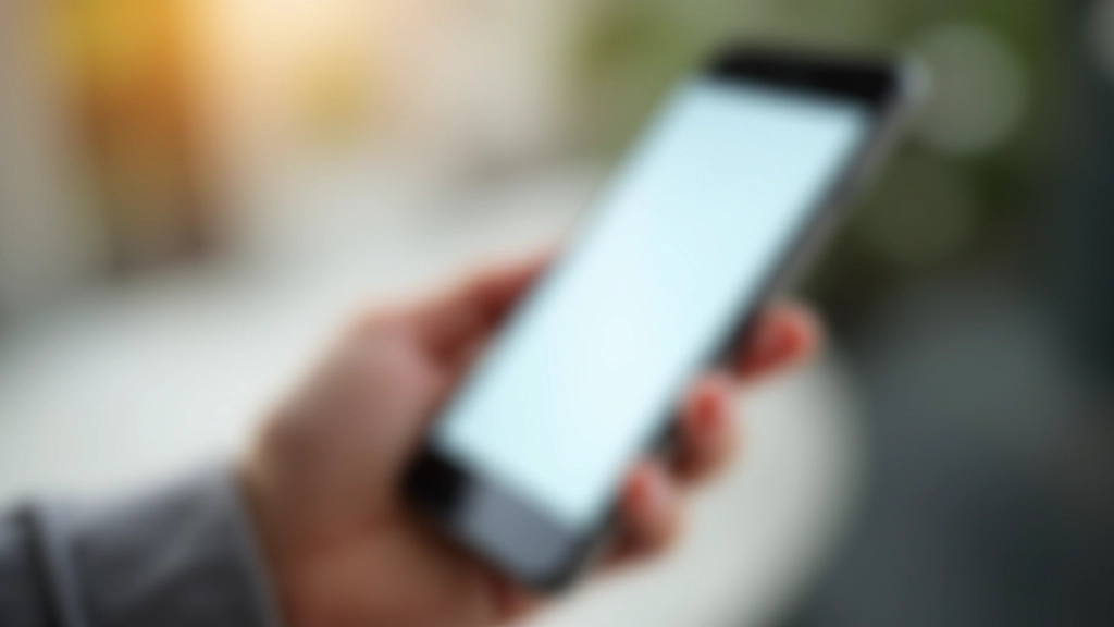 Smartphone screen showing mobile banking application interface
